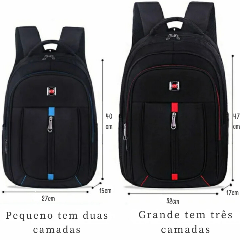 Mochila Masculina Oxford: Qualidade, Estilo e Praticidade em Um Só Produto!